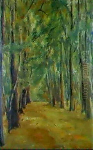 Allee Bei Dreilinden Oil Painting by Max Liebermann