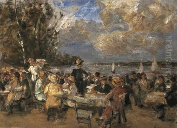 Das Nikolskoe Am Wannsee Oil Painting by Max Liebermann