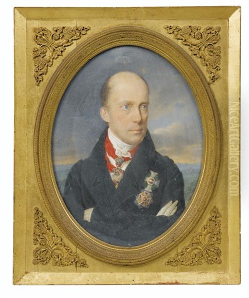 Jean, Archiduc D'autriche (1776-1847), Vers 1823 Oil Painting by Friedrich Johann Gottlieb (Franz) Lieder