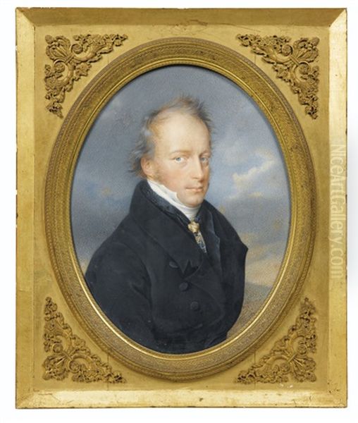 Antoine Victor, Archiduc D'autriche, Vice Roi De Lombardie Et De Venetie (1779-1835), Vers 1823 Oil Painting by Friedrich Johann Gottlieb (Franz) Lieder