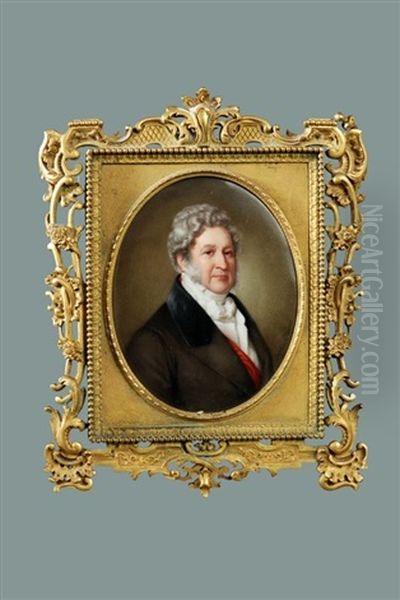 Portrait De Louis-philippe, Roi Des Francais Oil Painting by Sophie Lienard