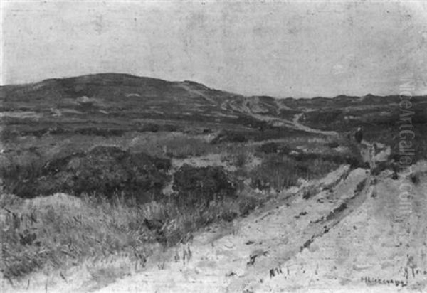 Dunenlandschaft Oil Painting by Helmuth Liesegang