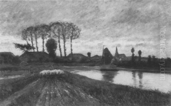 Landschaft Am Niederrhein by Helmuth Liesegang