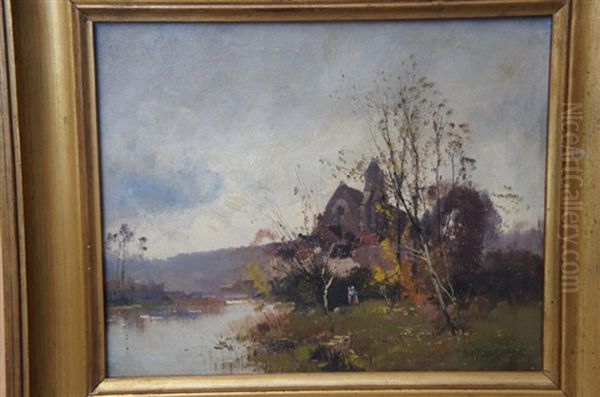 Paysage Oil Painting by Jacques Lieven