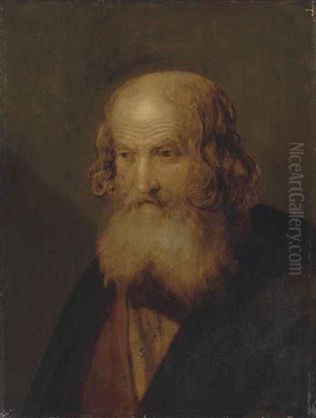 Head Of An Apostle Oil Painting by Jan Lievens