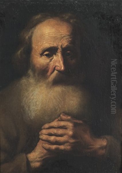 Gammal Man Oil Painting by Jan Lievens