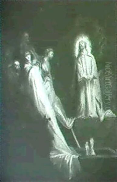 The Raising Of Lazarus Oil Painting by Jan Lievens