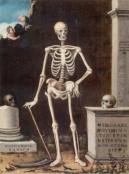 Vanitas Oil Painting by Jacopo Ligozzi