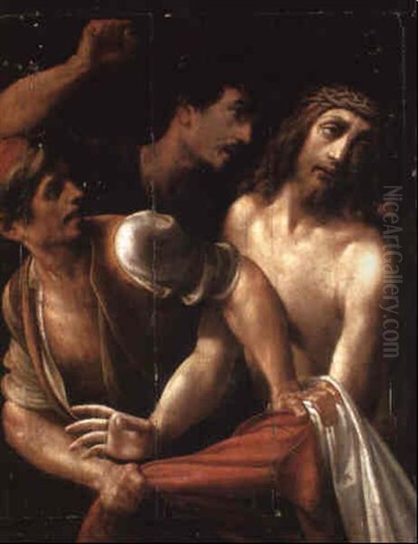 The Mocking Of Christ Oil Painting by Jacopo Ligozzi