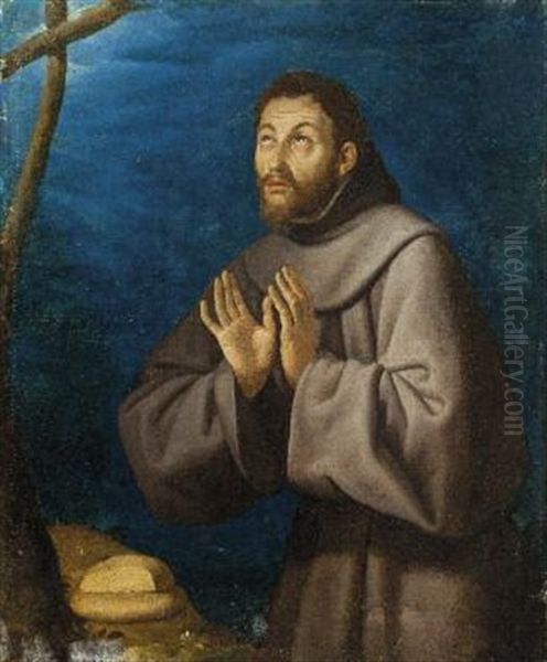 San Francesco Oil Painting by Andrea Lilio