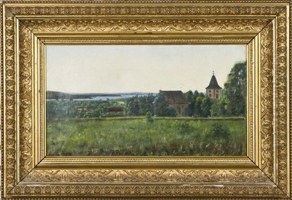 Landscape Oil Painting by Arvid Liljelund