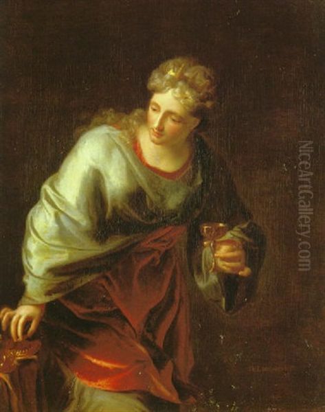 Artemisia Ii, Queen Of Caria Oil Painting by Hendrik van Limborch