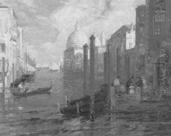 Venice Oil Painting by Ossip Leonovitch Linde