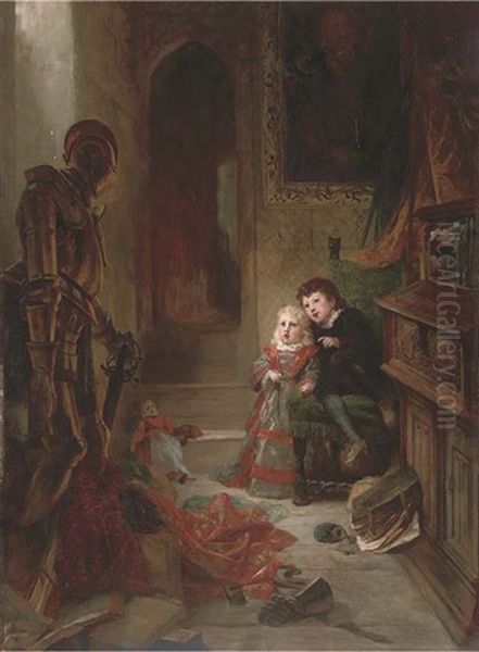 The Ghost Hunters Oil Painting by Wilhelm von Lindenschmit the Younger