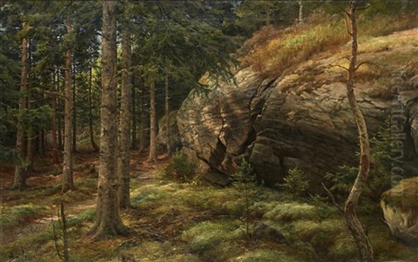 Forest by Berndt Adolf Lindholm