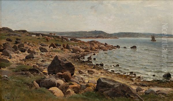 From Saro Vasterskog Oil Painting by Berndt Adolf Lindholm