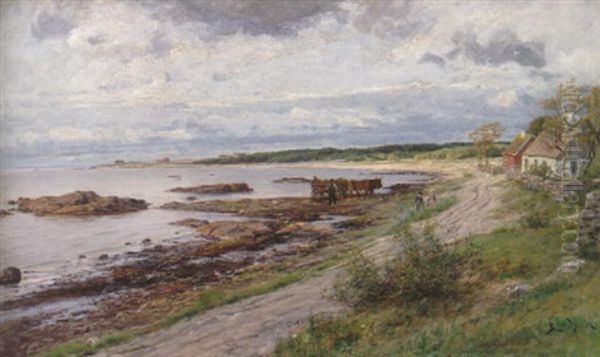 Fran Onsalalandet Oil Painting by Berndt Adolf Lindholm