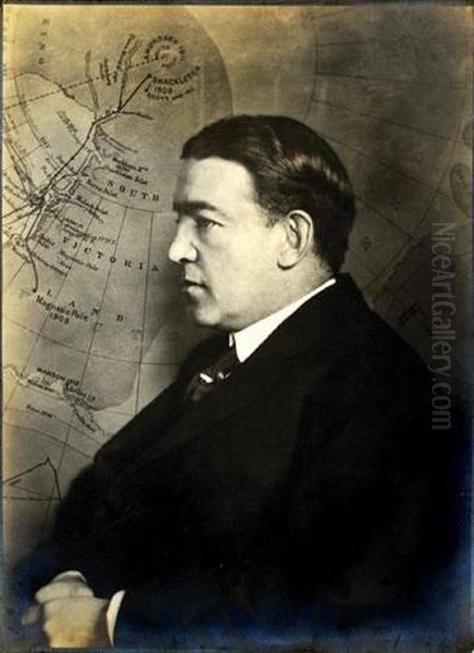 Ernest Shackleton; Ellen Terry; J. B. Priestley Oil Painting by Walter Benington