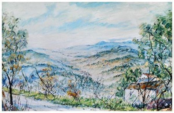 La Vallata Oil Painting by Luigi Benini