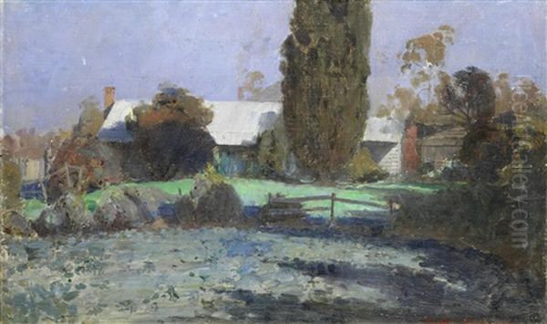 Porters Cottage, Melbourne Road, Creswick by Perceval Charles (Percy) Lindsay