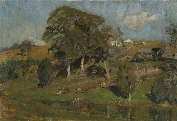 Landscape by Perceval Charles (Percy) Lindsay