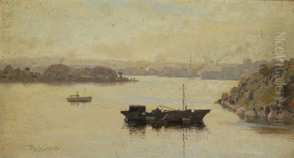 Harbor View Oil Painting by Perceval Charles (Percy) Lindsay