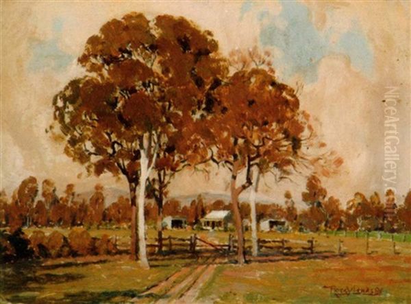 Road To The Homestead Oil Painting by Perceval Charles (Percy) Lindsay