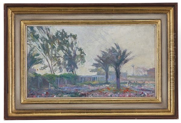 Jardin A Tourah Oil Painting by Carl August Liner