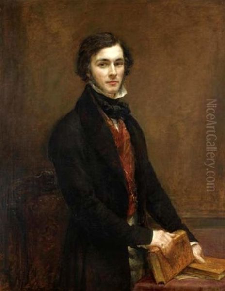 Portrait Of William Coningham Oil Painting by John Linnell