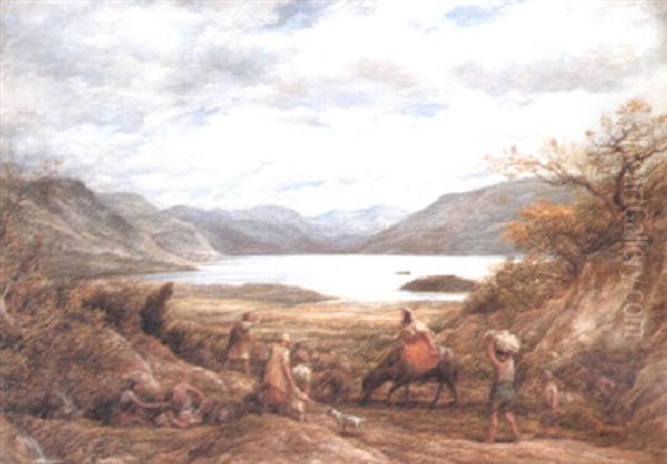 The Departure Of The Emigrants by John Linnell