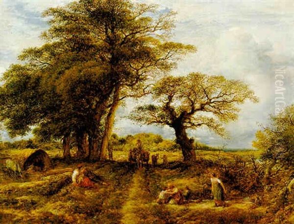 The Green Lane by John Linnell