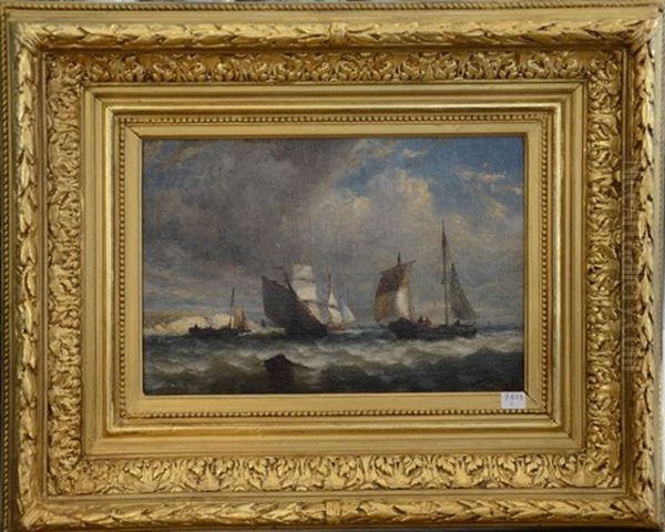 Marine Oil Painting by Egidius Linnig