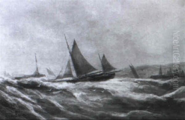 Marinestuck Oil Painting by Egidius Linnig