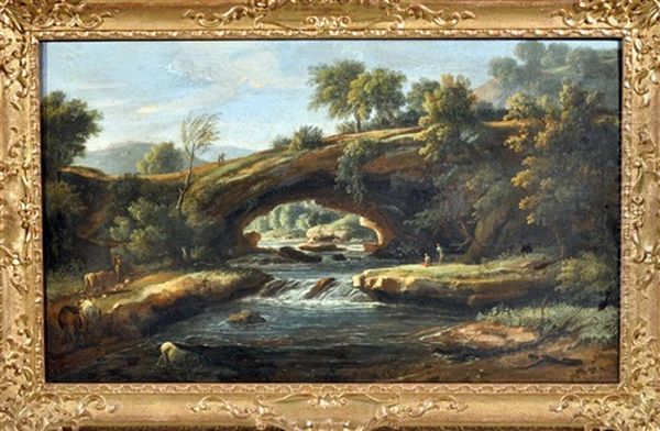 Paesaggio Campestre Oil Painting by Hendrick Frans van Lint