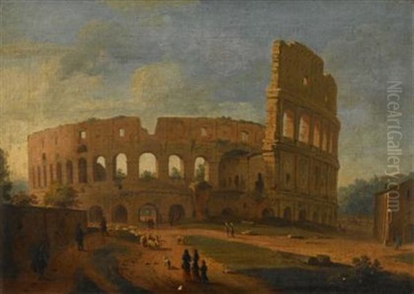 Colosseum, Rome Oil Painting by Hendrick Frans van Lint