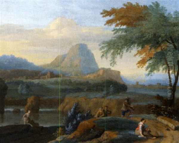 Paysage Anime Oil Painting by Hendrick Frans van Lint