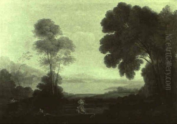 Sudliche Landschaft Oil Painting by Hendrick Frans van Lint