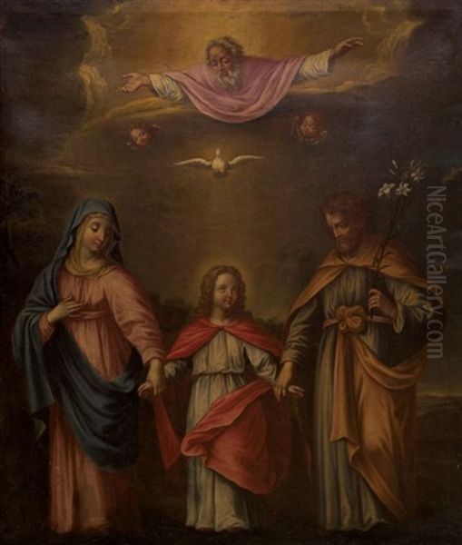 La Presentation De Jesus Par Marie Et Joseph Oil Painting by Peter Van Lint