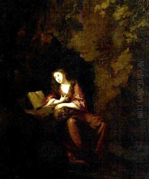 The Penitent Magdalen Oil Painting by Peter Van Lint