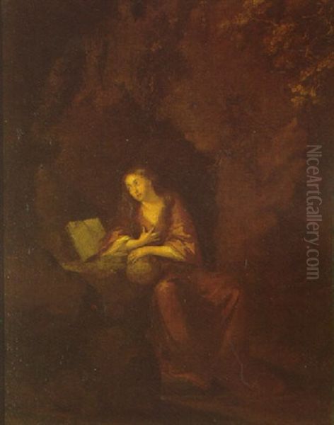 The Penitent Magdalen Oil Painting by Peter Van Lint