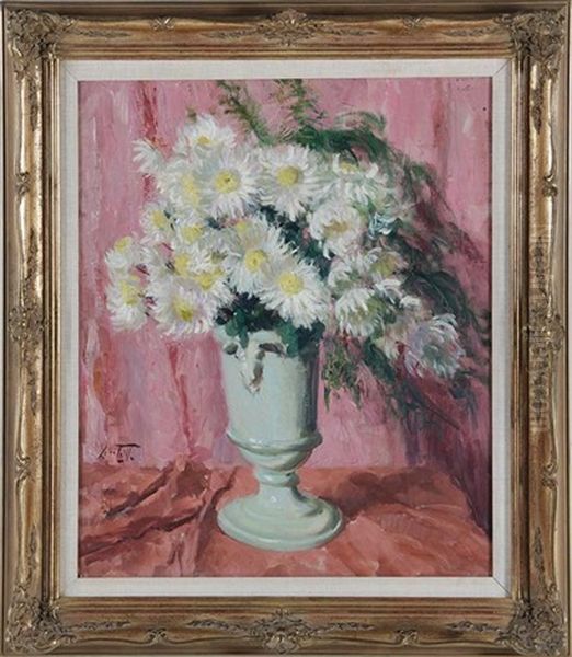 Floral Still Life by Edward Barnard Lintott