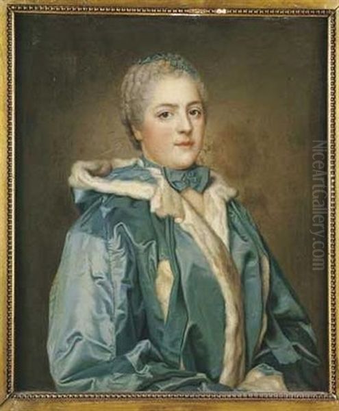 Portrait De Louise Elisabeth De France Oil Painting by Jean Etienne Liotard