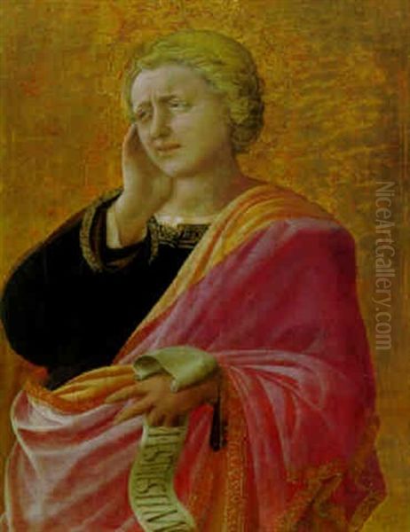 Saint John The Evangelist Oil Painting by Filippo Lippi