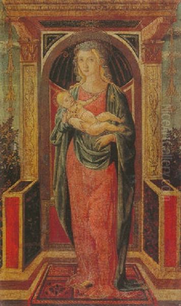 Virgin And Child Oil Painting by Filippo (Filippino) Lippi