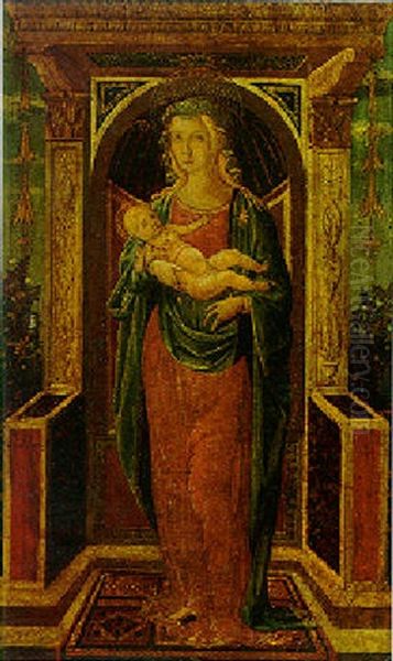 Virgin And Child Oil Painting by Filippo (Filippino) Lippi