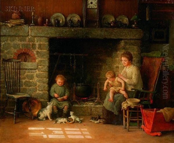 Sunbeams Oil Painting by William Henry Lippincott