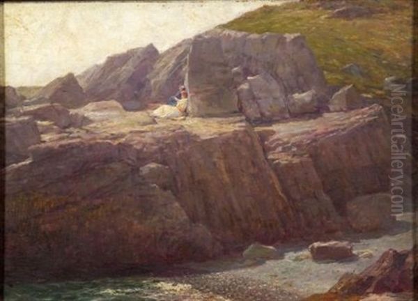 Maine Coast, Ogunquit Oil Painting by William Henry Lippincott