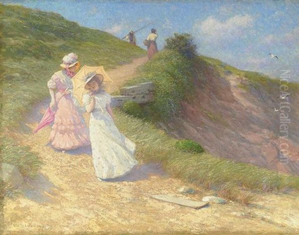 The Marginal Way Oil Painting by William Henry Lippincott