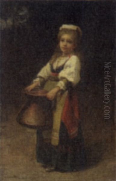 The Little Helper Oil Painting by William Henry Lippincott