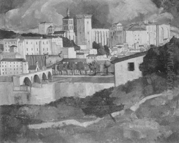 Avignon Oil Painting by Herrmann Lismann